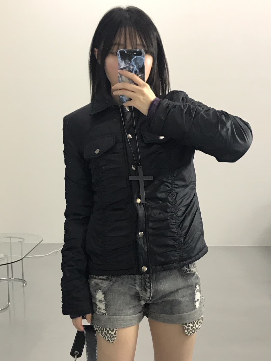 Ketty Poly Shirring Jackets 상품이미지1