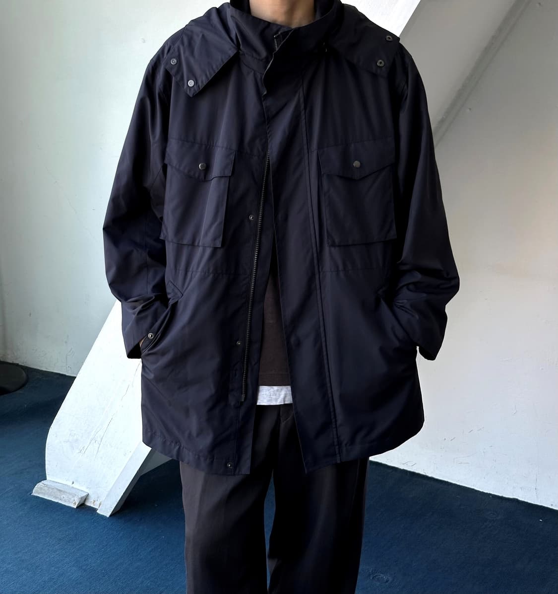 High count poly design mil parka 상품이미지10