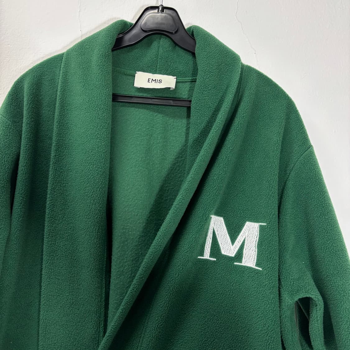 FREE EMIS 그린 후리스 가운 상품이미지3