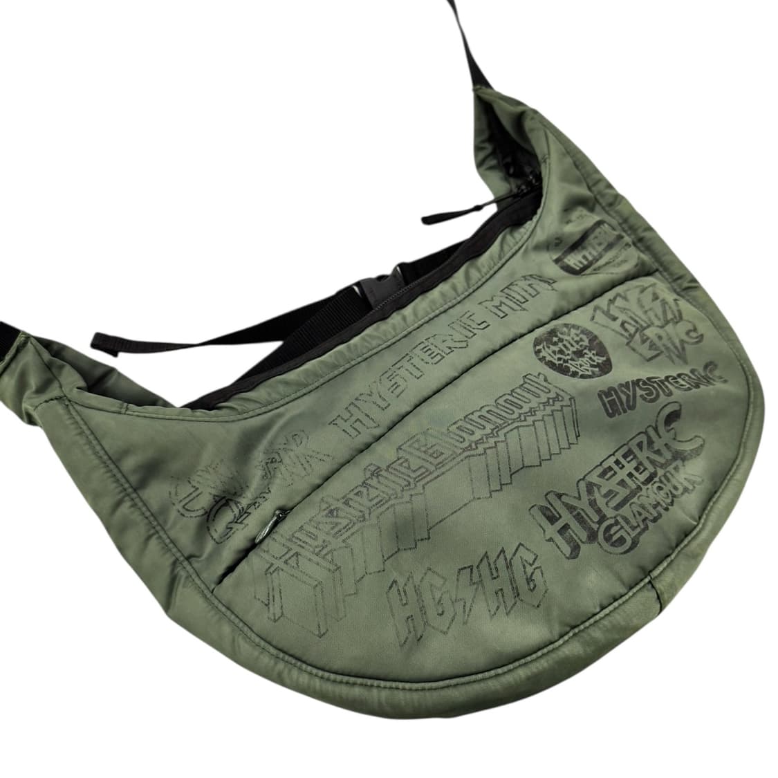 히스테릭글래머 프린티드 숄더백 카키 상품이미지4