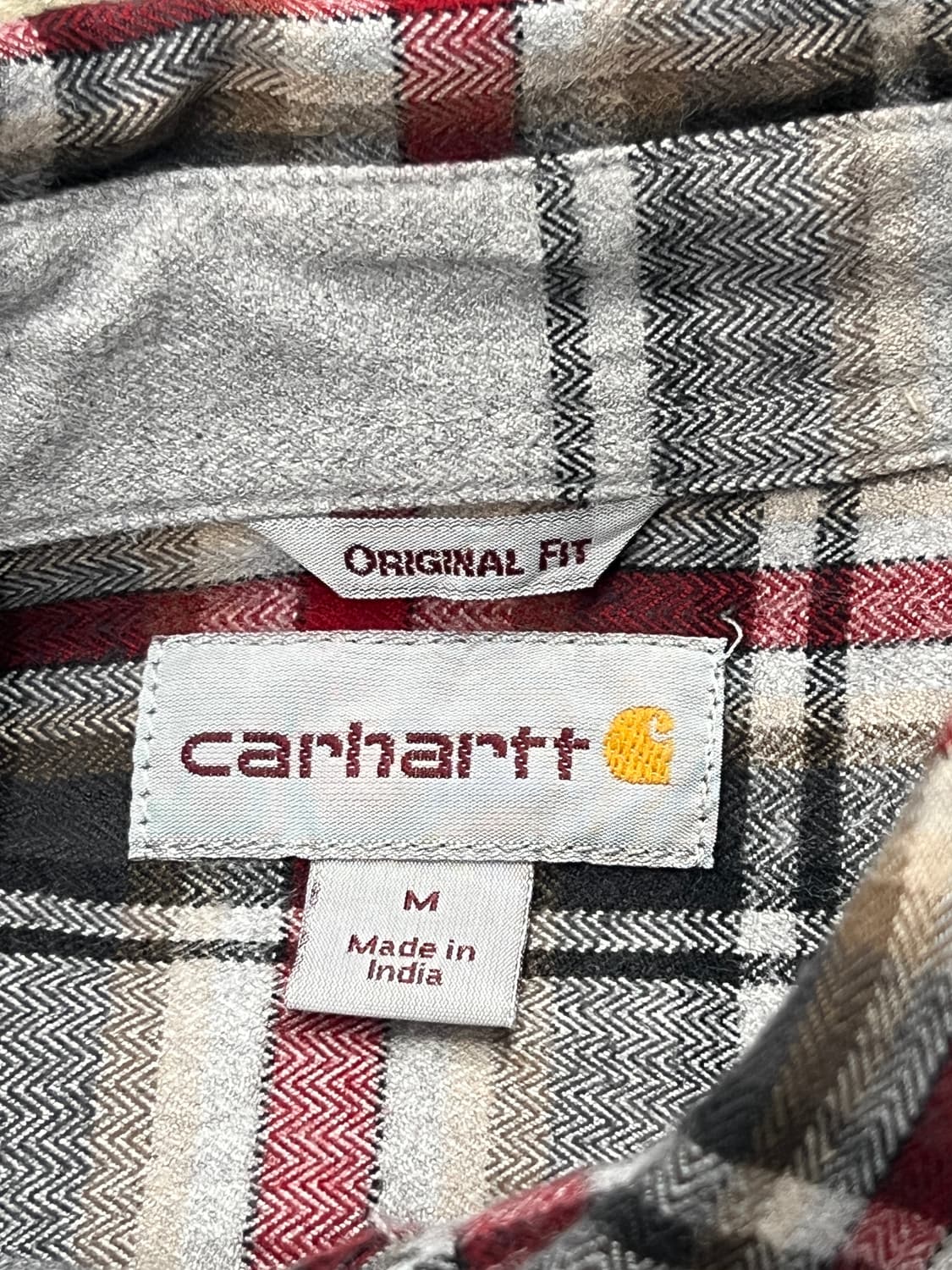 칼하트 기모 체크 셔츠 M 상품이미지6