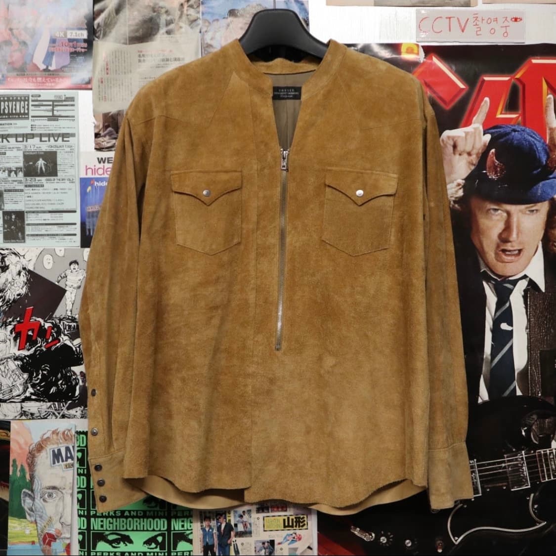 [3] unused suede pullover western shirts 상품이미지3