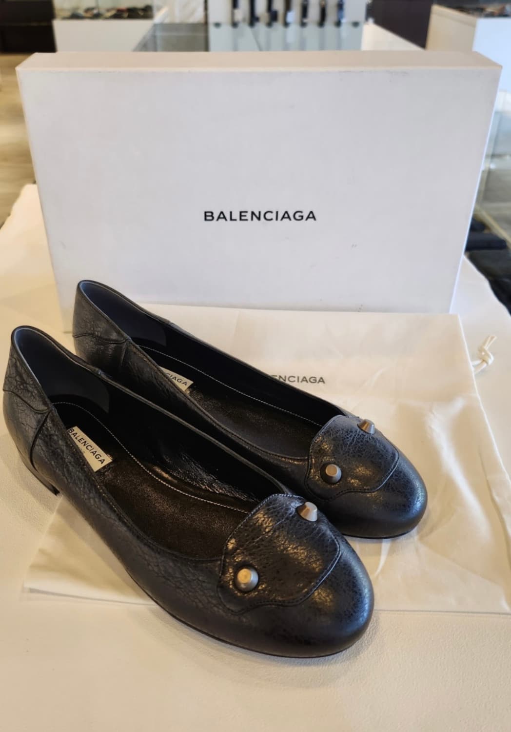 발렌시아가 시티 발레리나 플랫 상품이미지1