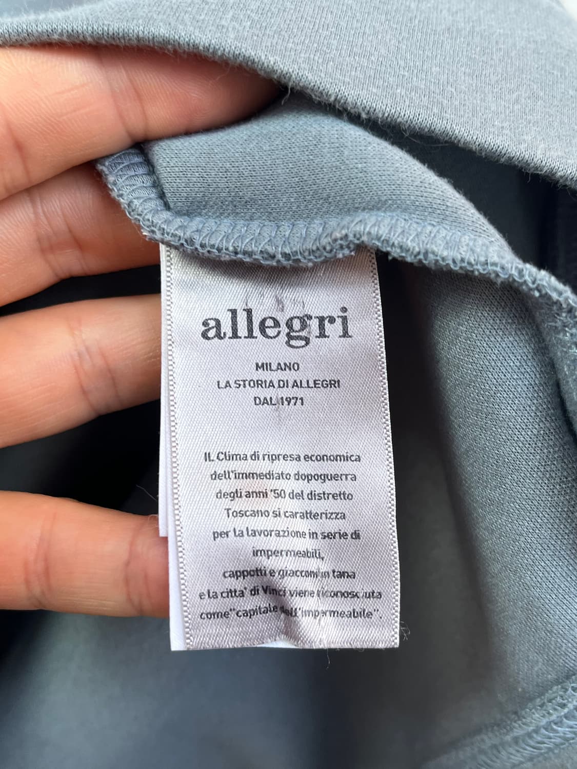 Allegri 알레그리 럭스웜 스웻셔츠 L 상품이미지4