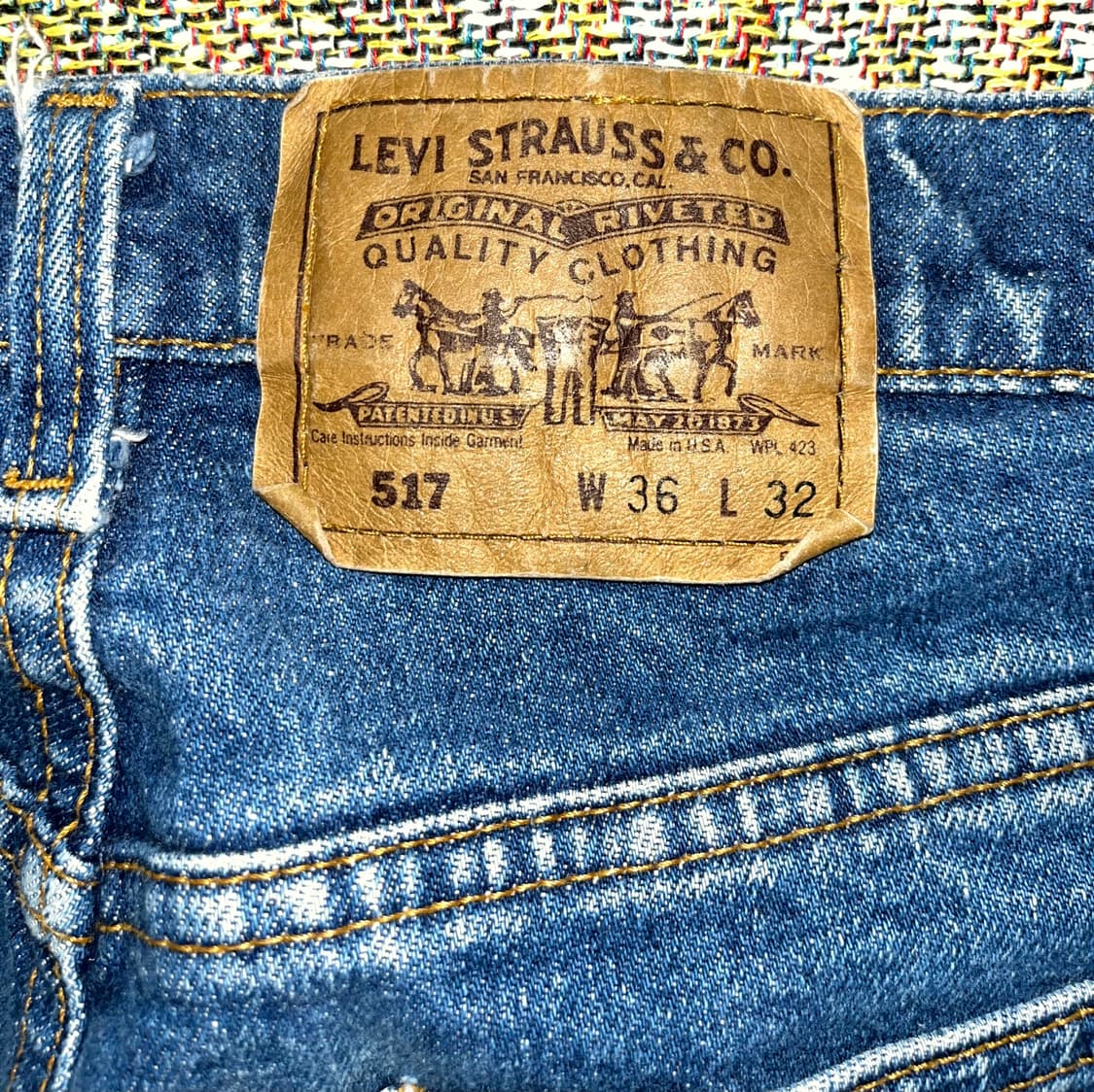 90s 리바이스 517 오렌지탭 W36 L32 상품이미지5