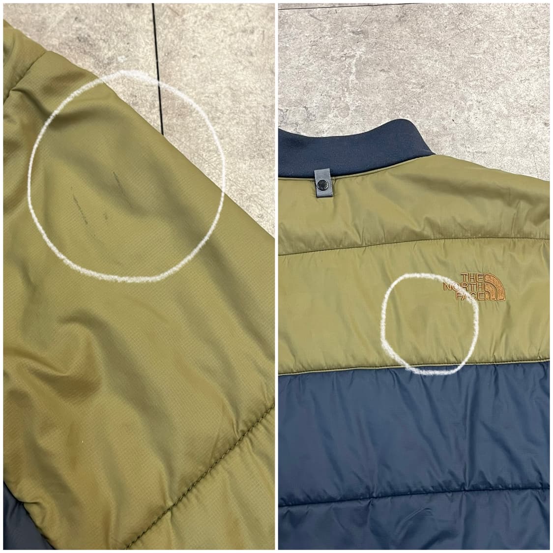 노스페이스 경량패딩 카키 110(2XL) #csz2468  상품이미지8