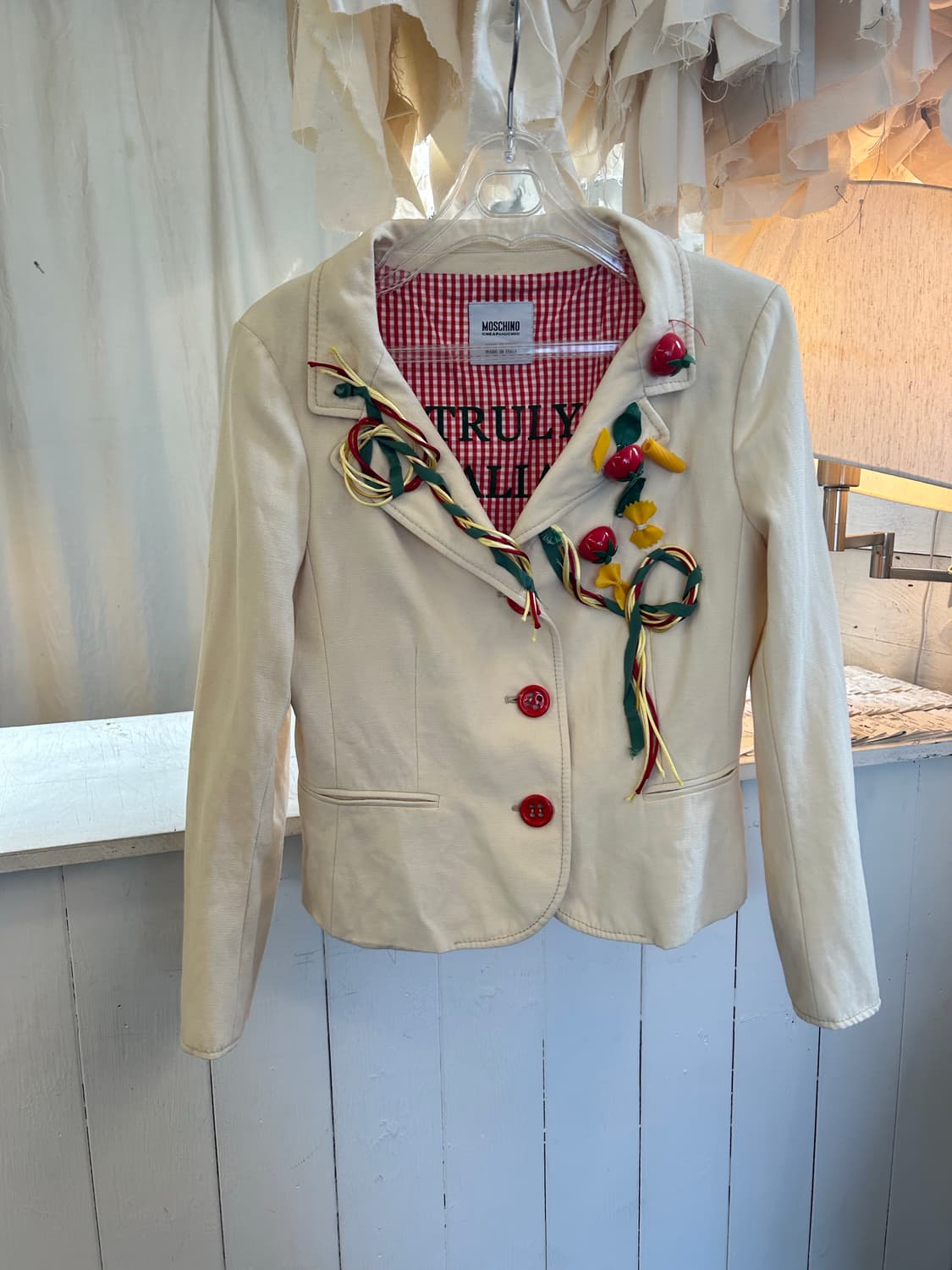 모스키노 칩앤 시크06ss 아카이브 파스타 자켓 상품이미지4