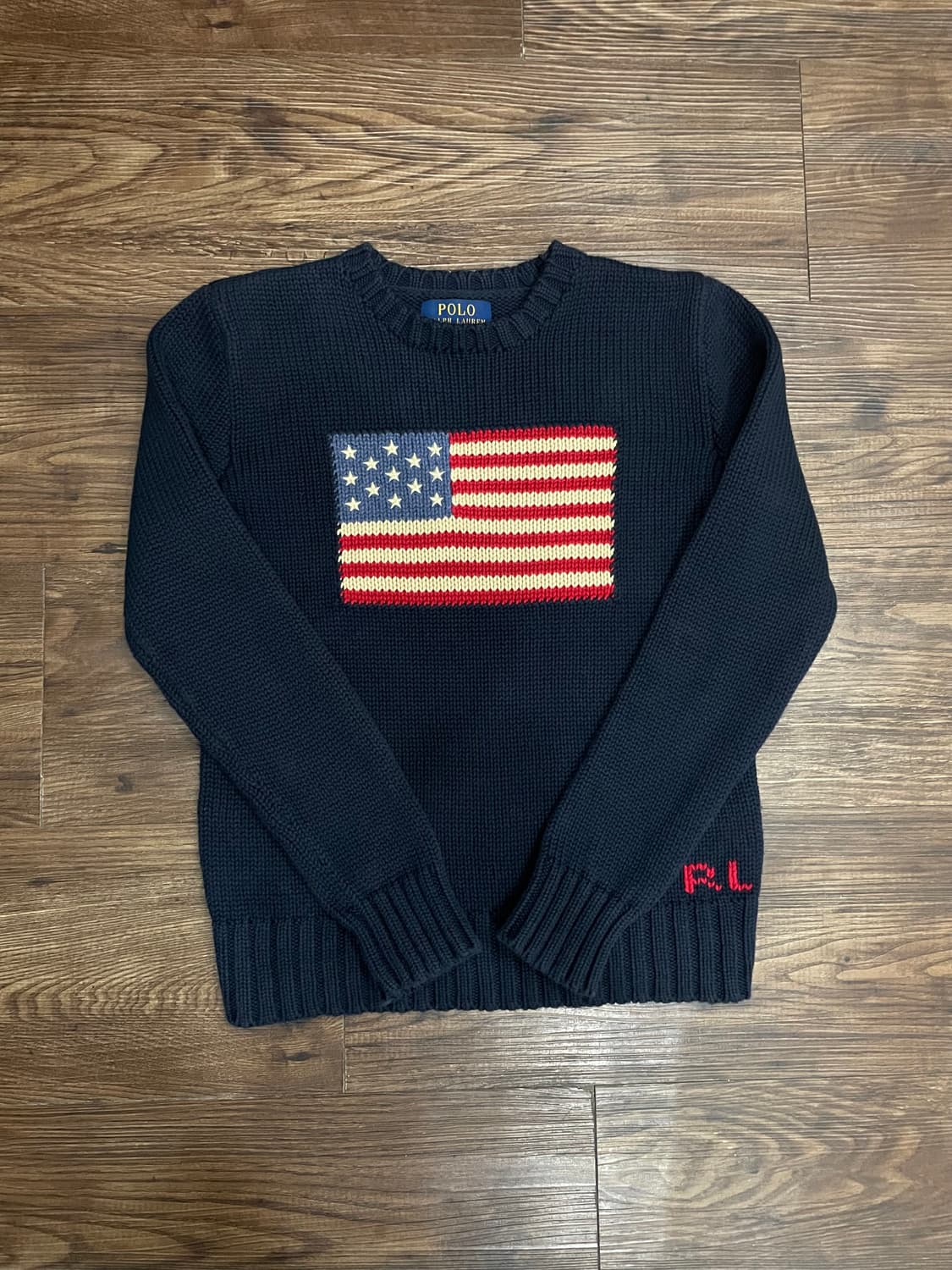 (여성44) 폴로 랄프로렌 여성 성조기 니트 스웨터 상품이미지3