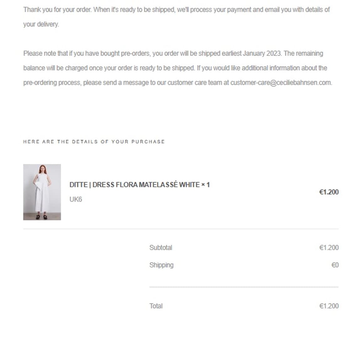 세실리아반센 화이트 드레스 상품이미지6