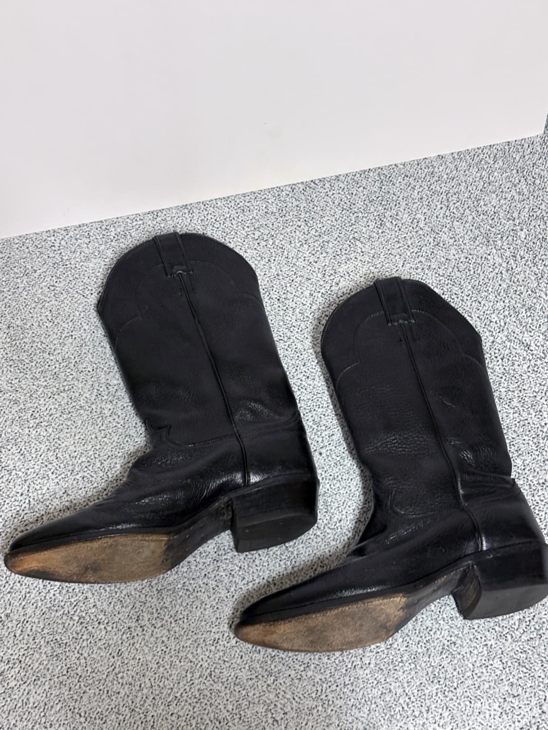 80s 빈티지 저스틴 7333 웨스턴 부츠 Made in USA 상품이미지4