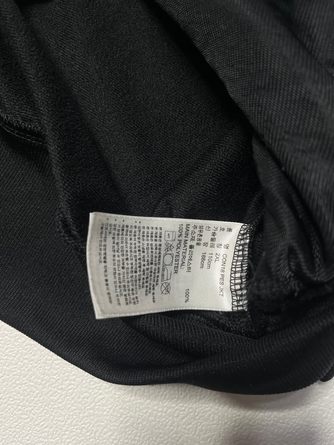 아디다스 블랙 삼선 져지 상품이미지4