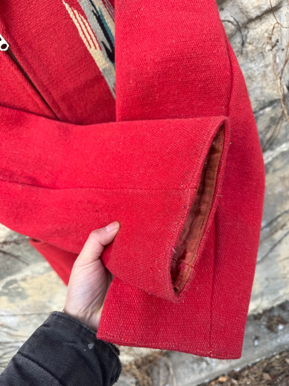 인디언 모터사이클 빈티지 30~40s 복각 오르테가 치마요 자켓 레드 상품이미지7