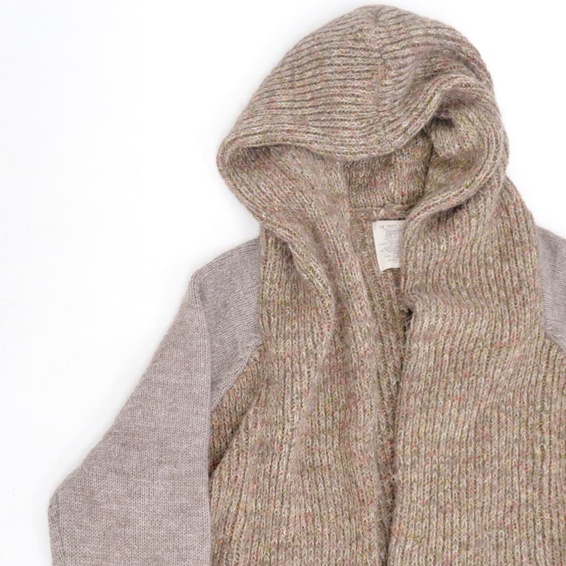 도토리 멜란지 후드 니트 가디건 상품이미지5