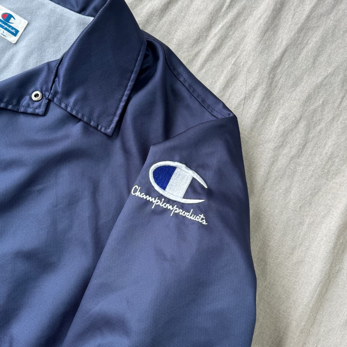 챔피온 90s 재팬 빈티지 자수 코치자켓 L 상품이미지3
