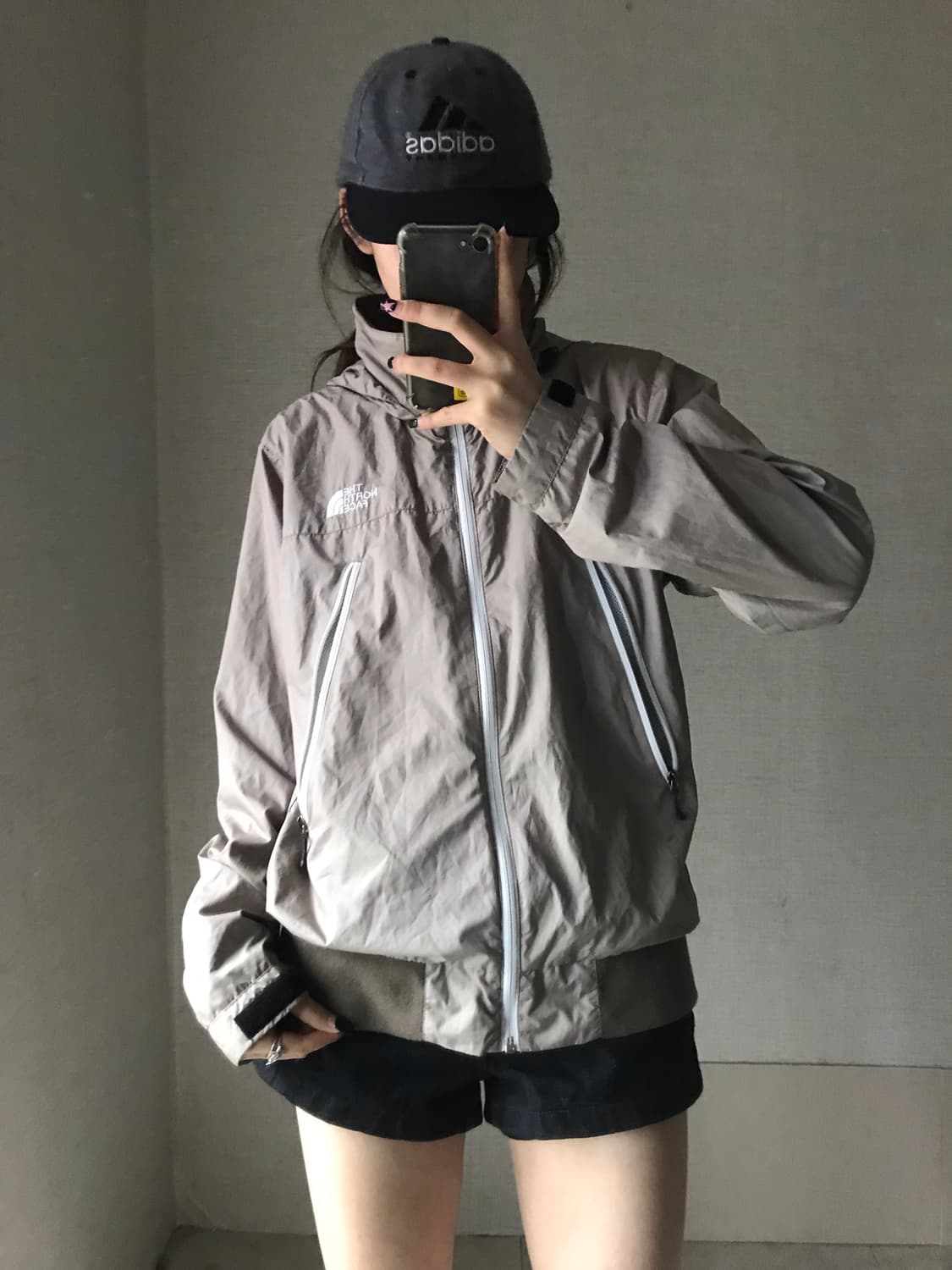 노페 카키브라운 바람막이 상품이미지2