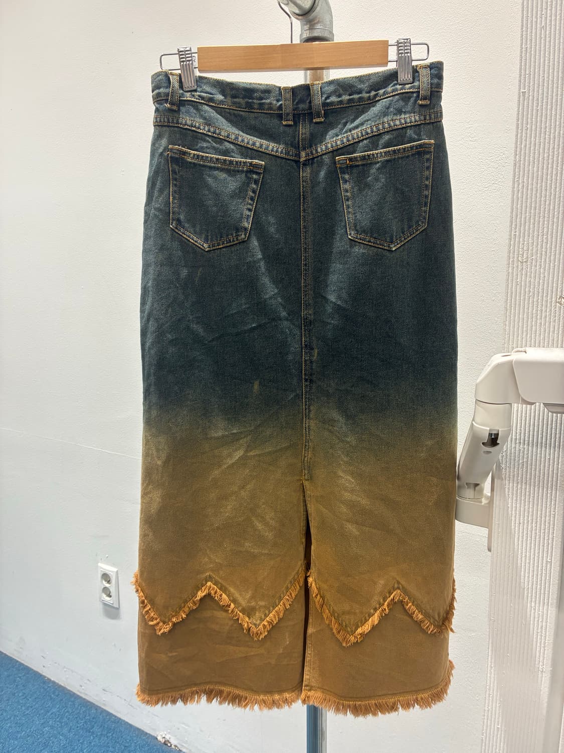 빈티지 데님 롱치마 상품이미지4