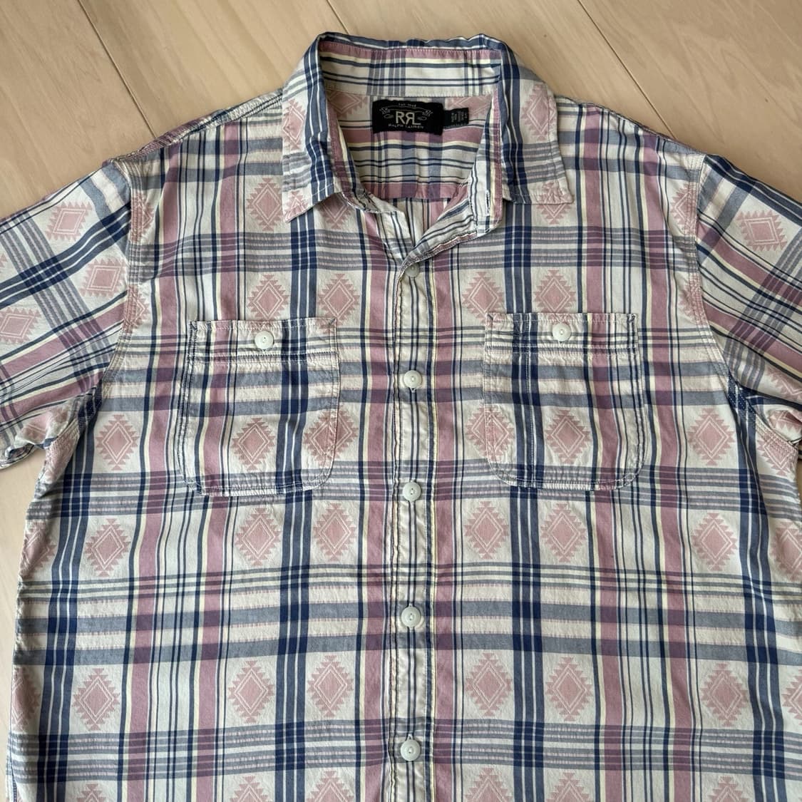 RRL 더블알엘 자카드 마드라스 워크셔츠 상품이미지2