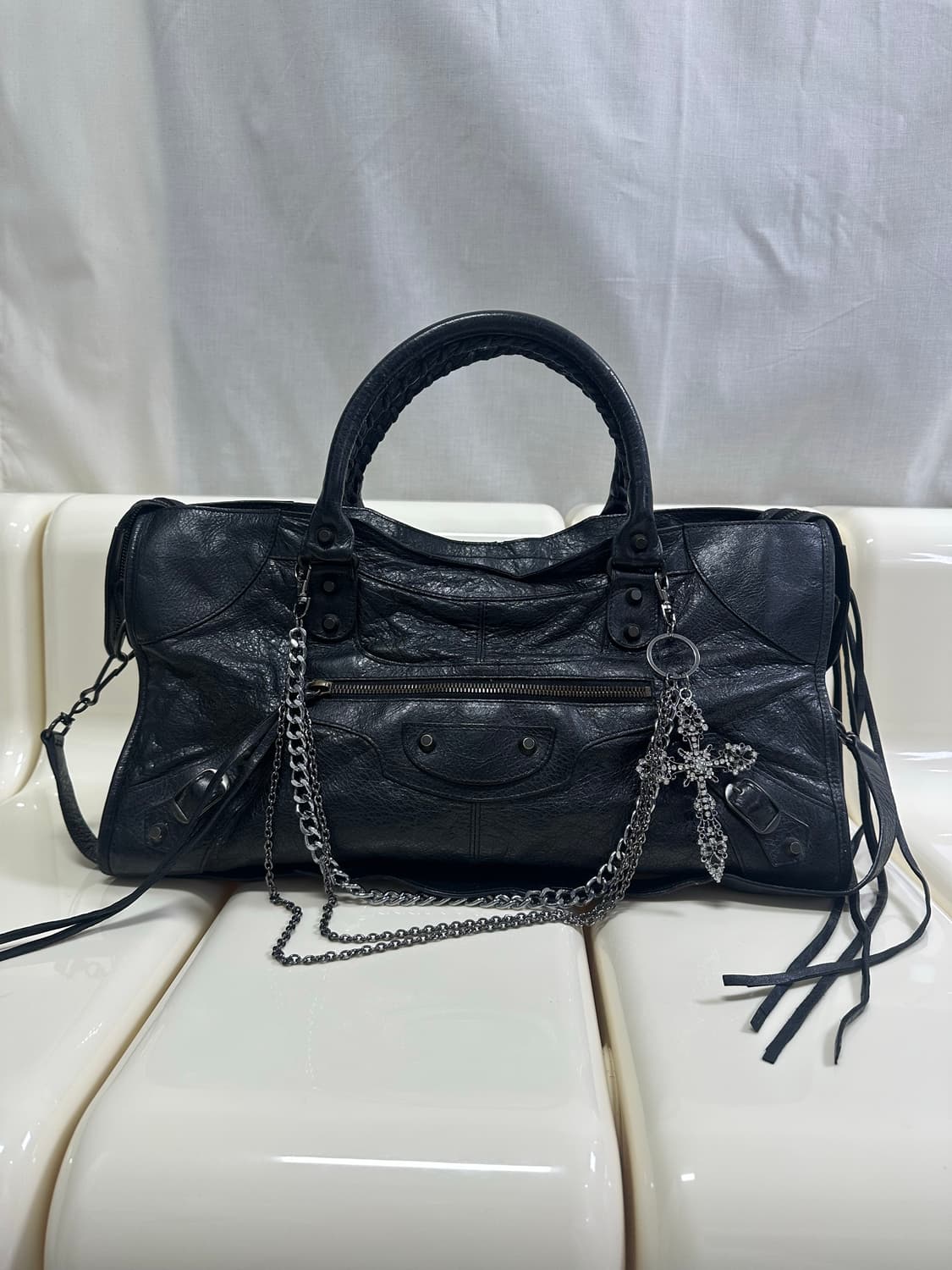 [A 정품] 발렌시아가 시티 모터백 파트타임 상품이미지2