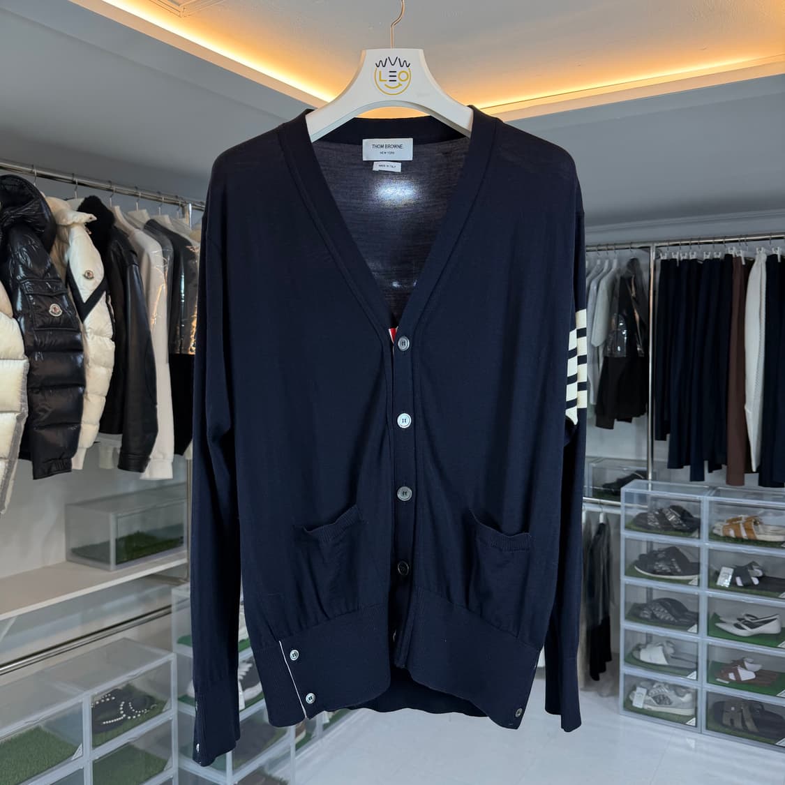 [리오브전포점] 톰브라운 사선 울 가디건 4사이즈 상품이미지1