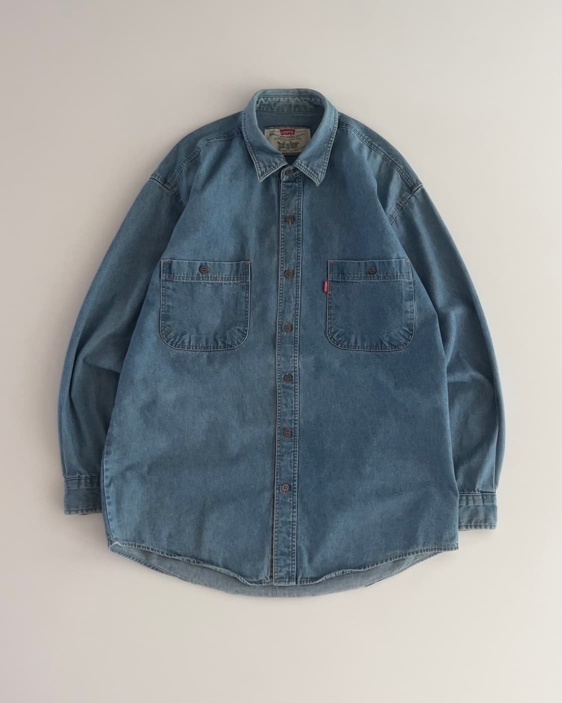 리바이스 투포켓 데님셔츠 M 상품이미지1