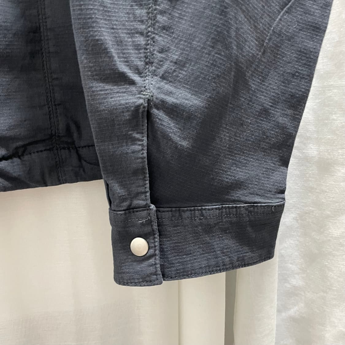 에잇세컨즈/ 가먼트다잉 투웨이 집업 자켓/ XL 상품이미지4