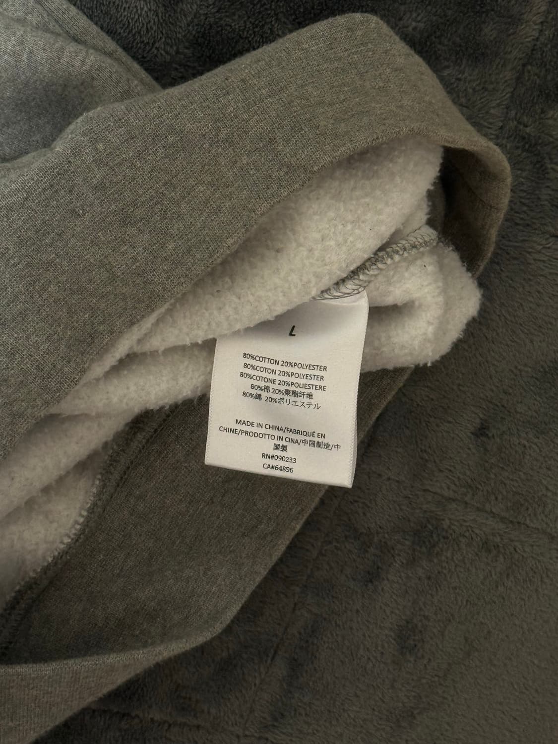 에센셜 후드 다크 오트밀 L 상품이미지4