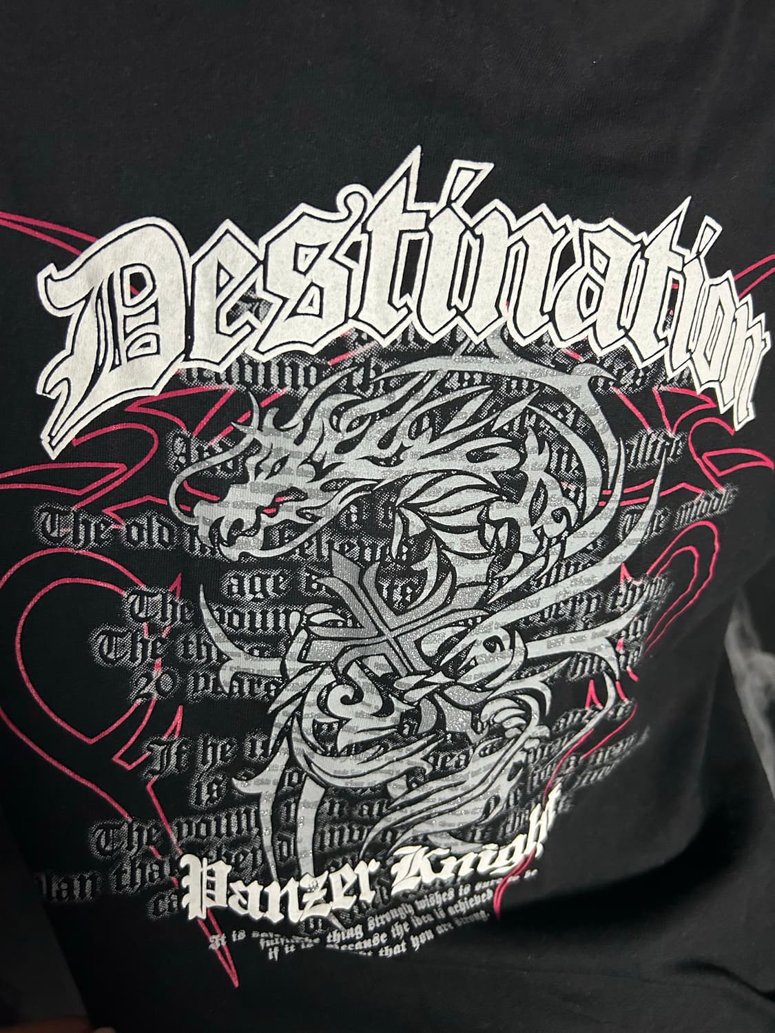 Beaumere dragon y2k tee 상품이미지2