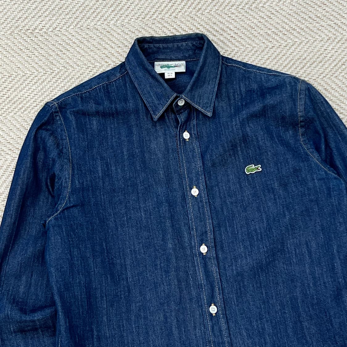 라코스테 로고 데님셔츠 r3023 상품이미지4