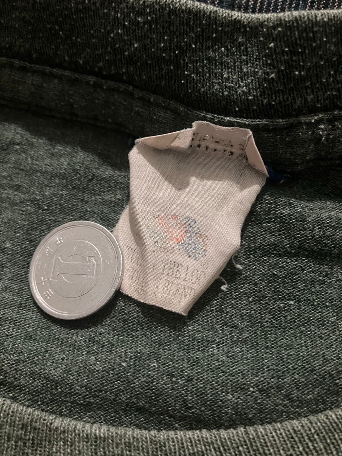 🇺🇸 80s USA 빈티지 프룻 오브 더 룸 셀비지 포켓 티셔츠 상품이미지7