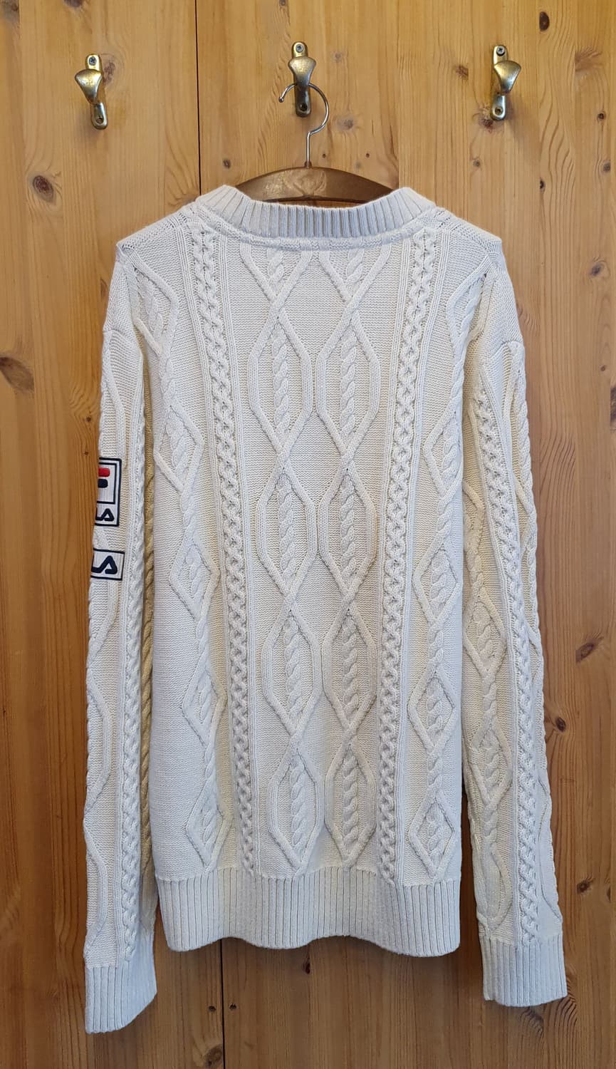 (새상품)100.FILA 꽈배기 니트 상품이미지2