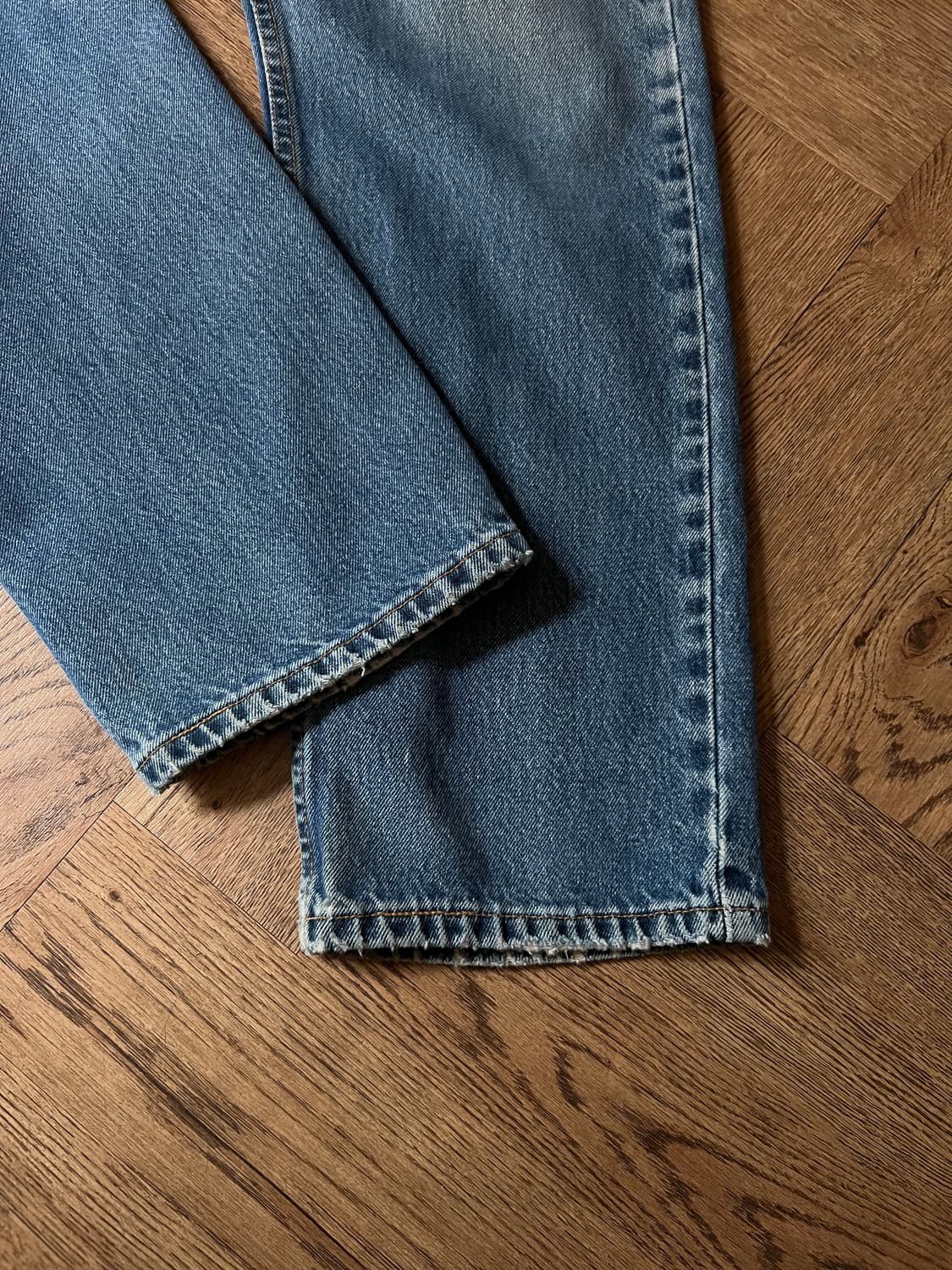[33]00's 리바이스 505 Made in USA 빈티지워싱 데님팬츠 상품이미지7