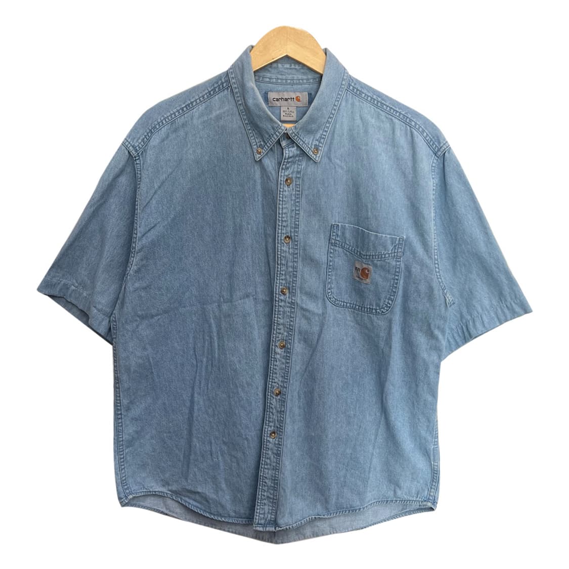 칼하트 데님 반팔 셔츠 L 상품이미지1