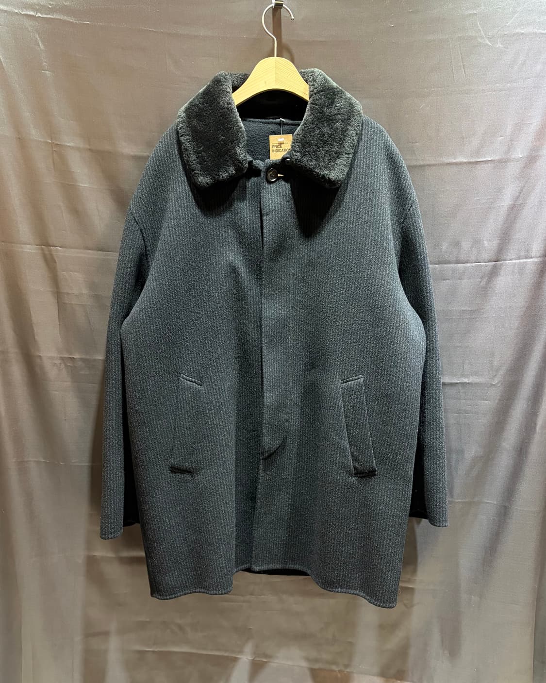 XXL YSL 입생로랑 스트라이프 심볼로고 울 싱글코트 상품이미지3