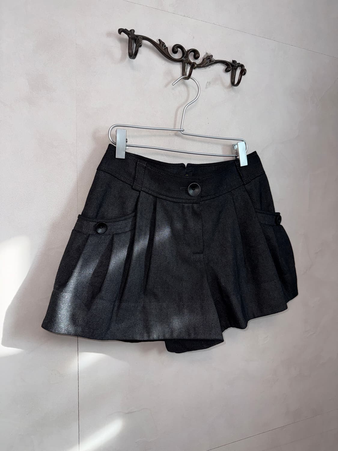 O’2ND charcoal pumpkin pleats shorts 상품이미지2