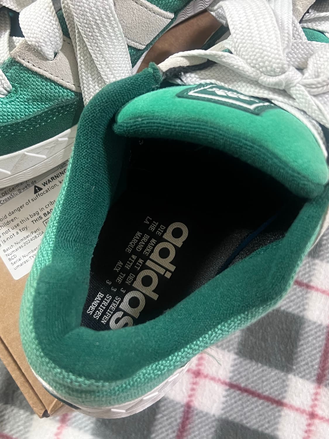 아디다스 아디매틱 스웨이드 그린 상품이미지3