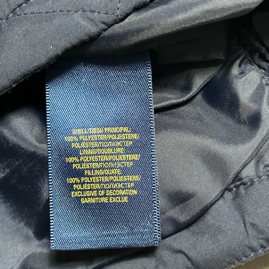 XL 폴로랄프로렌 포니자수 네이비 퀼팅 상품이미지5