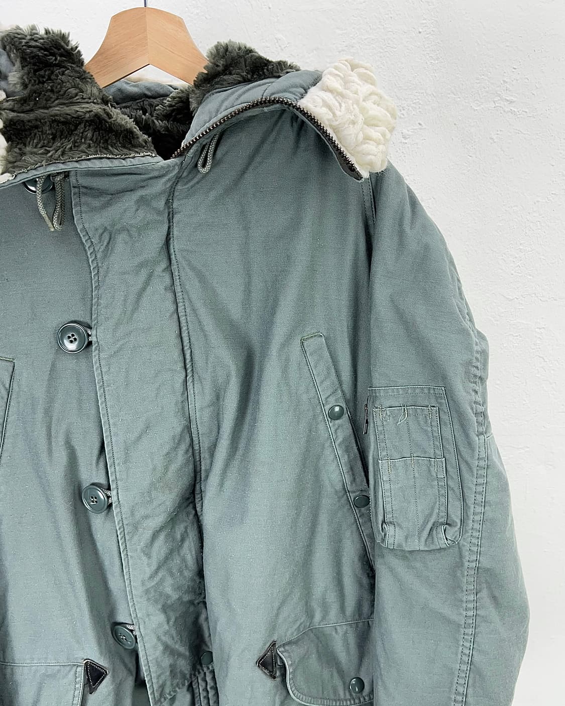 U.S.ARMY 미 공군 N-3B 스노클 그린브리어 파카 자켓 상품이미지3