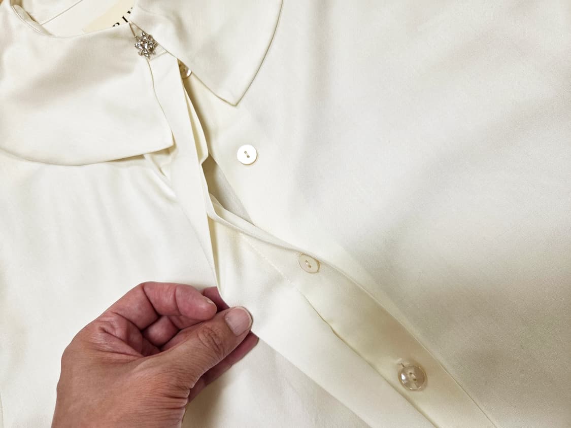 리버(RIVER) 실크셔츠 55-66 새상품 상품이미지4