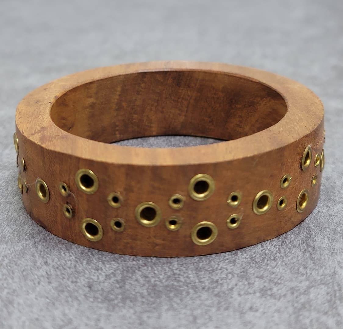 vintage wood bangle 상품이미지1
