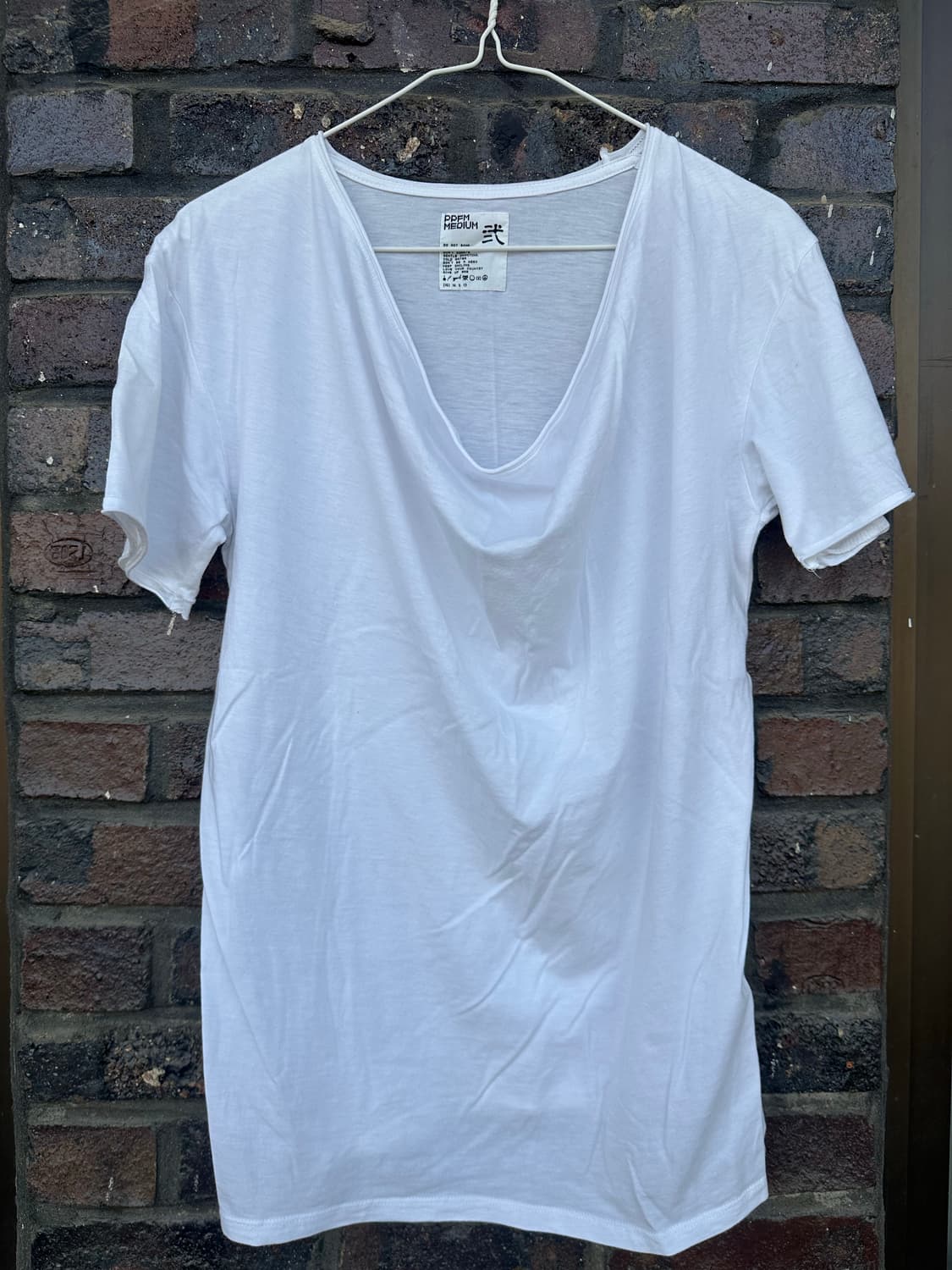 ppfm 기본 반팔 티셔츠 원숄더 상품이미지1