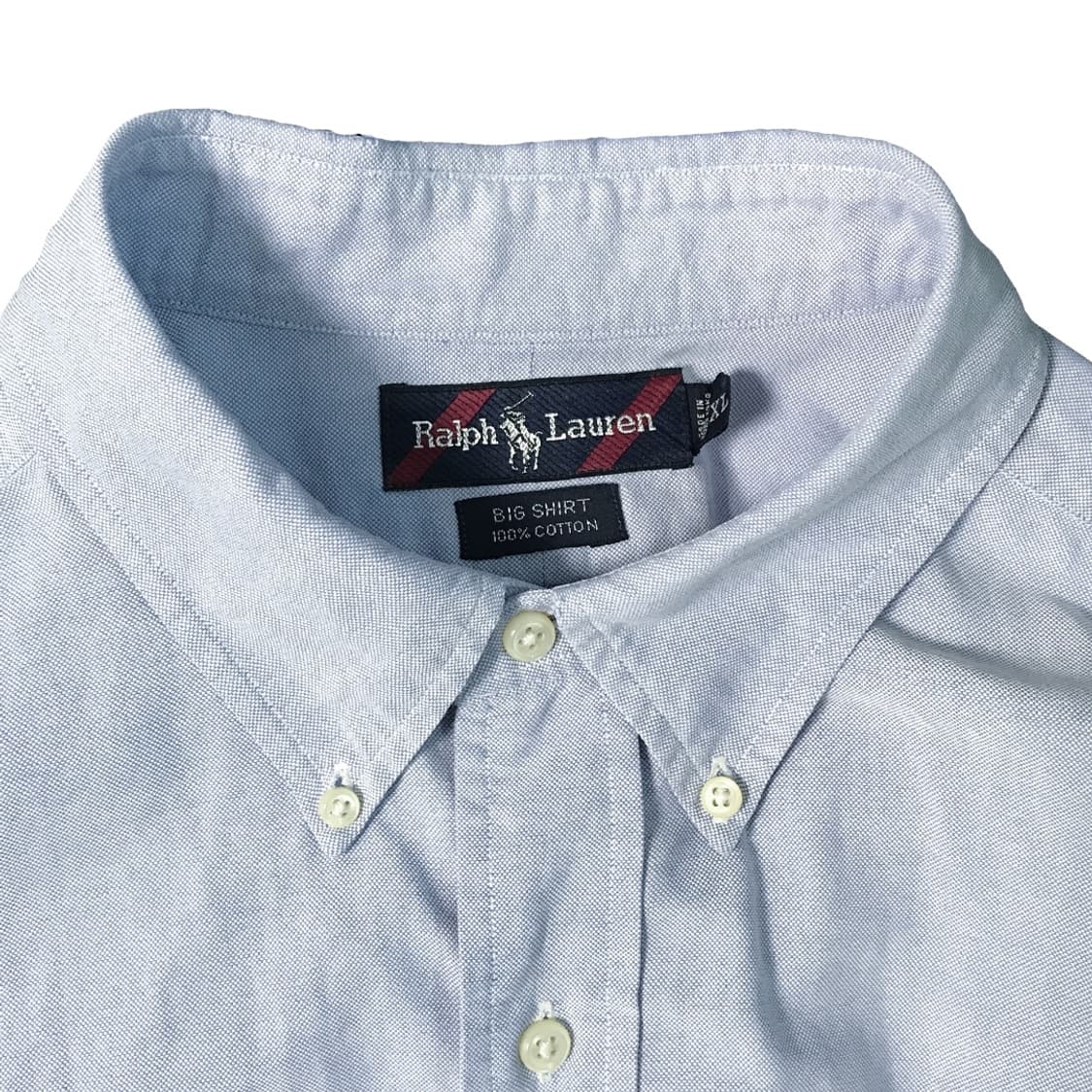 폴로 빅셔츠 블루 XL 상품이미지2