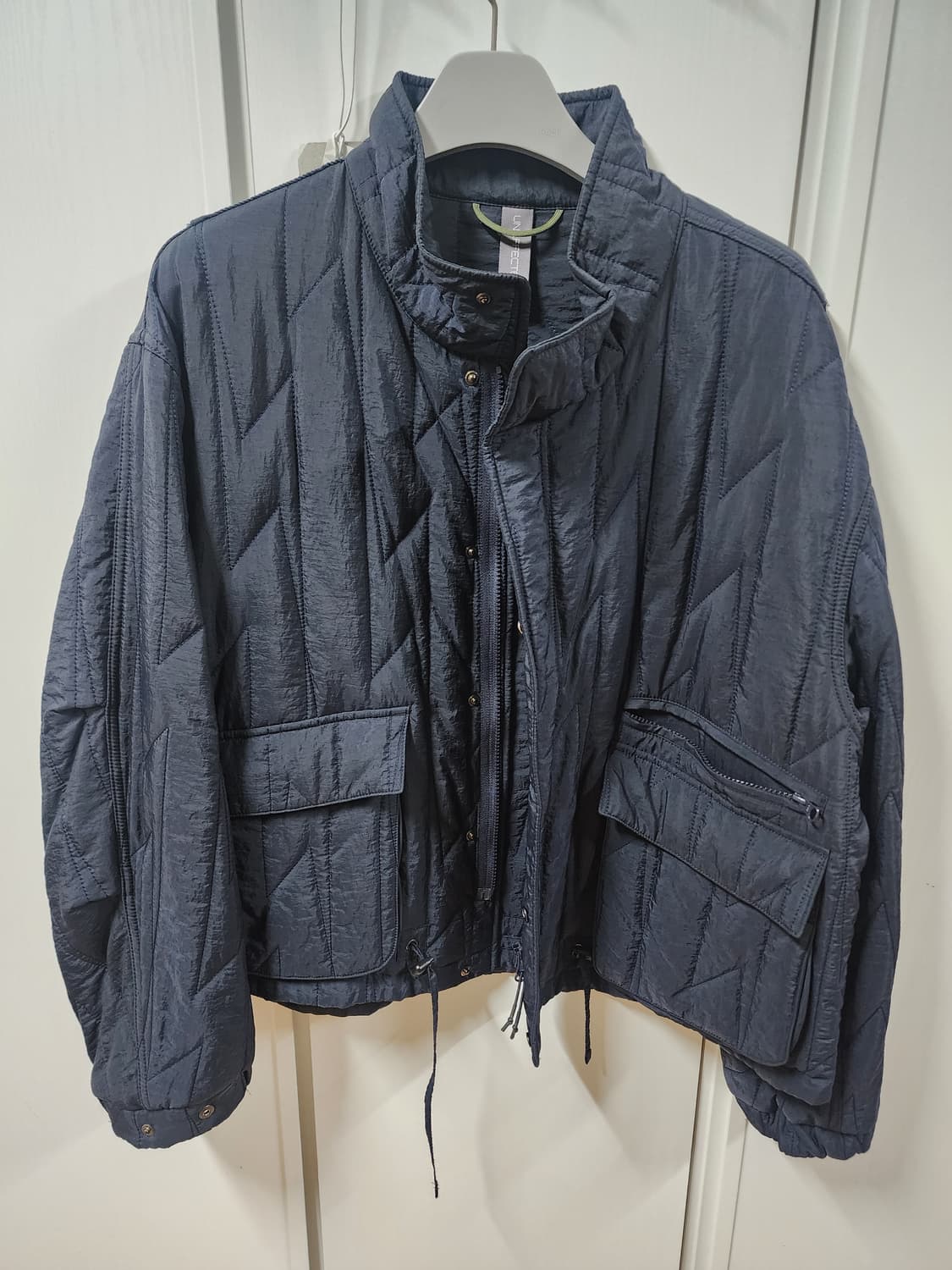 언어펙티드 퀼티드 블루종 22fw 네이비 L 상품이미지1