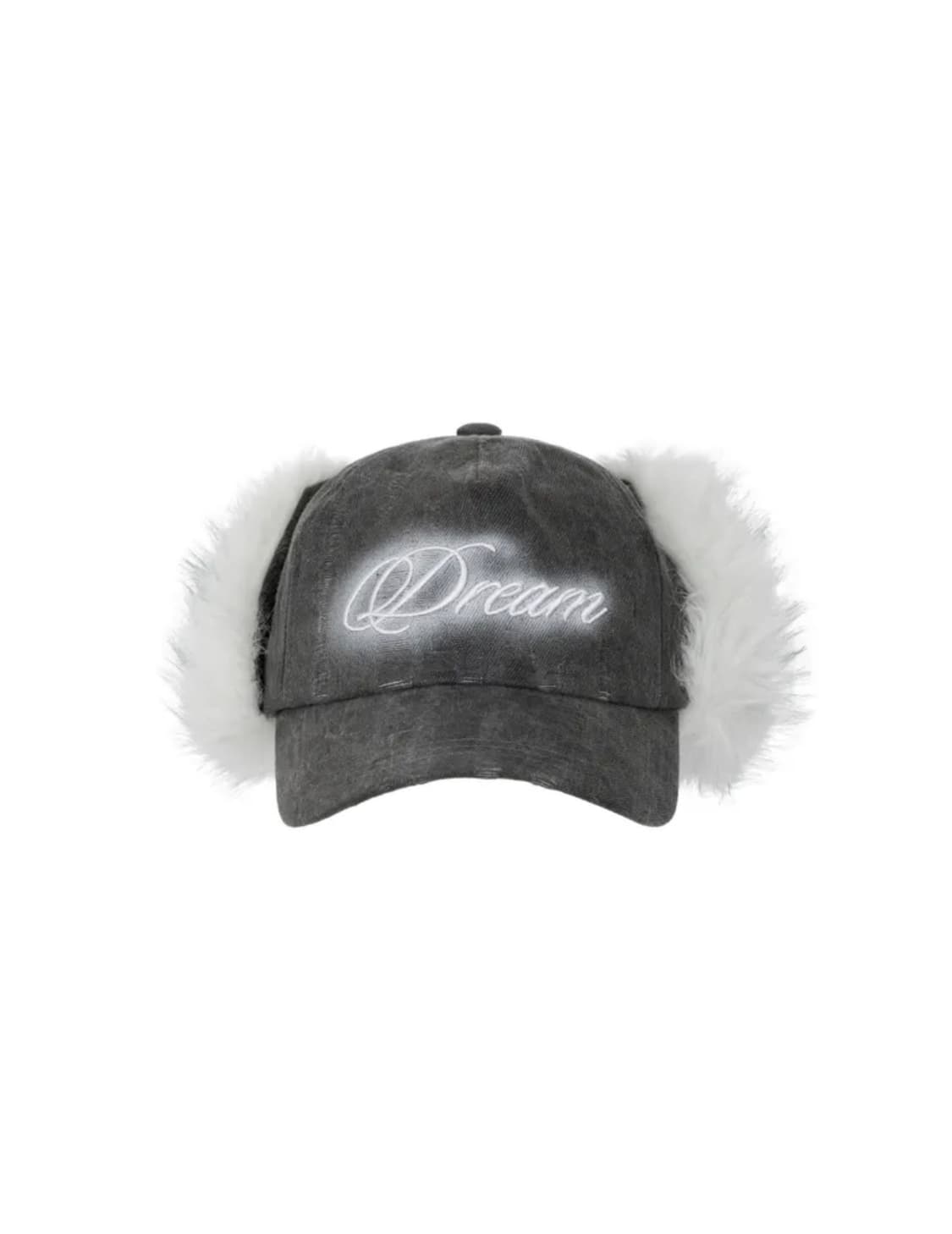 DREAM FAUX FUR CAP EARFLAP CAP (DENIM) 상품이미지1