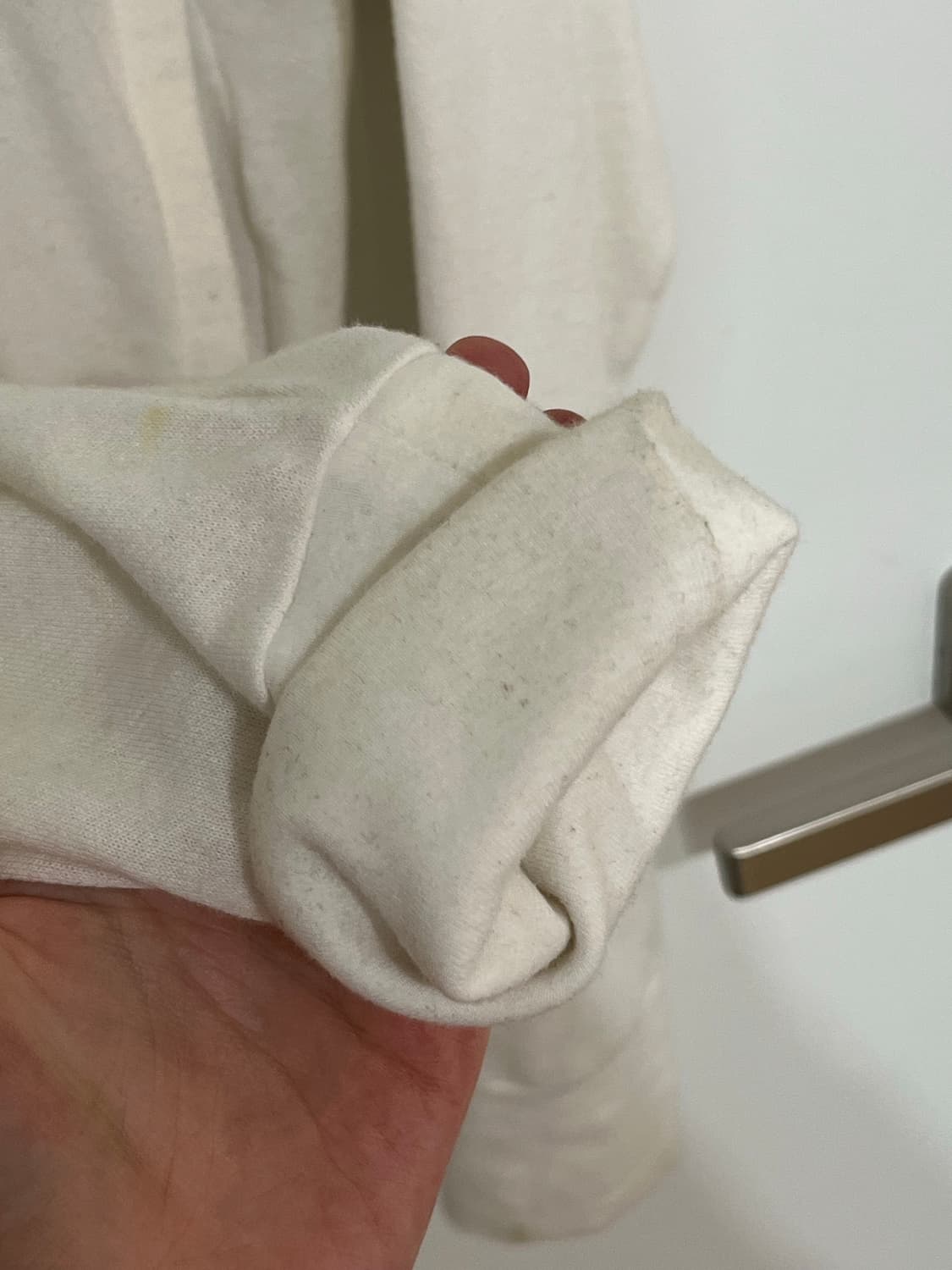 히스테릭 글래머 바나나 숏 후드 화이트 OS 상품이미지5