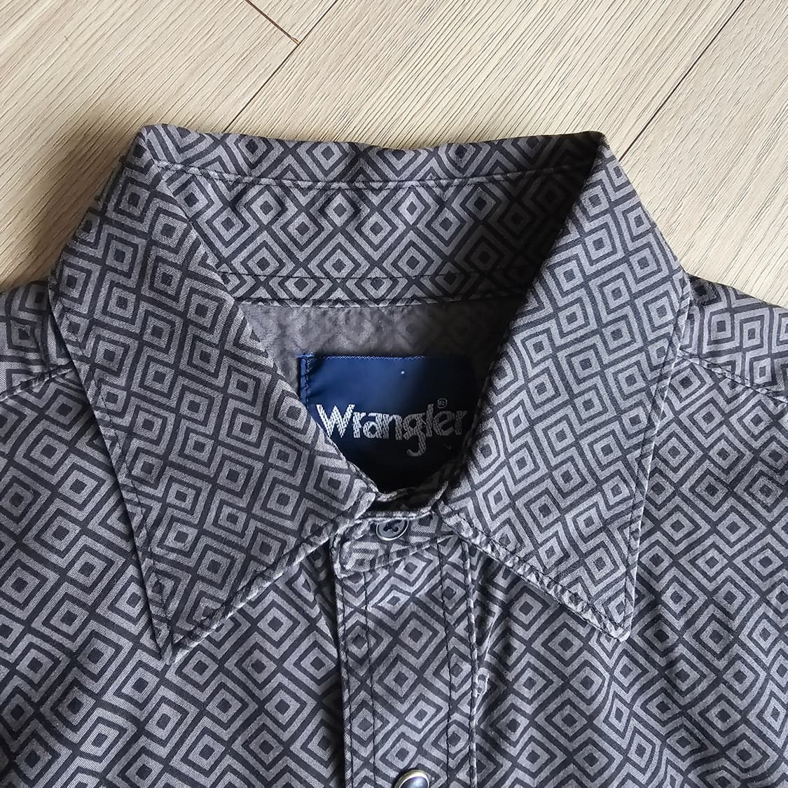 M L 100 ) 랭글러 RAM 로데오 웨스턴 셔츠 자수 패턴 긴팔 남자 상품이미지2