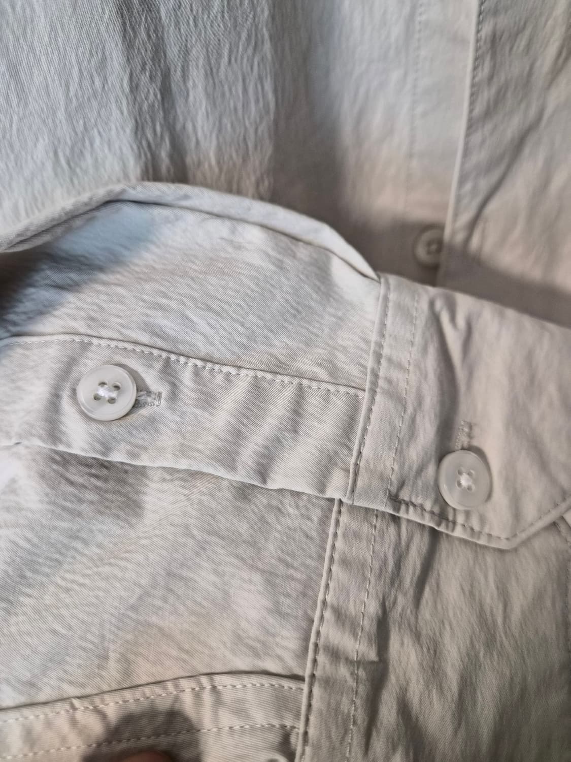 THEY 에센셜 포플린셔츠 M사이즈 민트그레이 상품이미지6