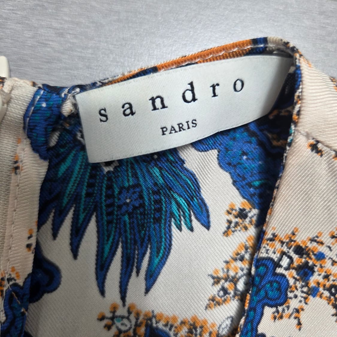 산드로(SANDRO) 실크 롱원피스 상품이미지7