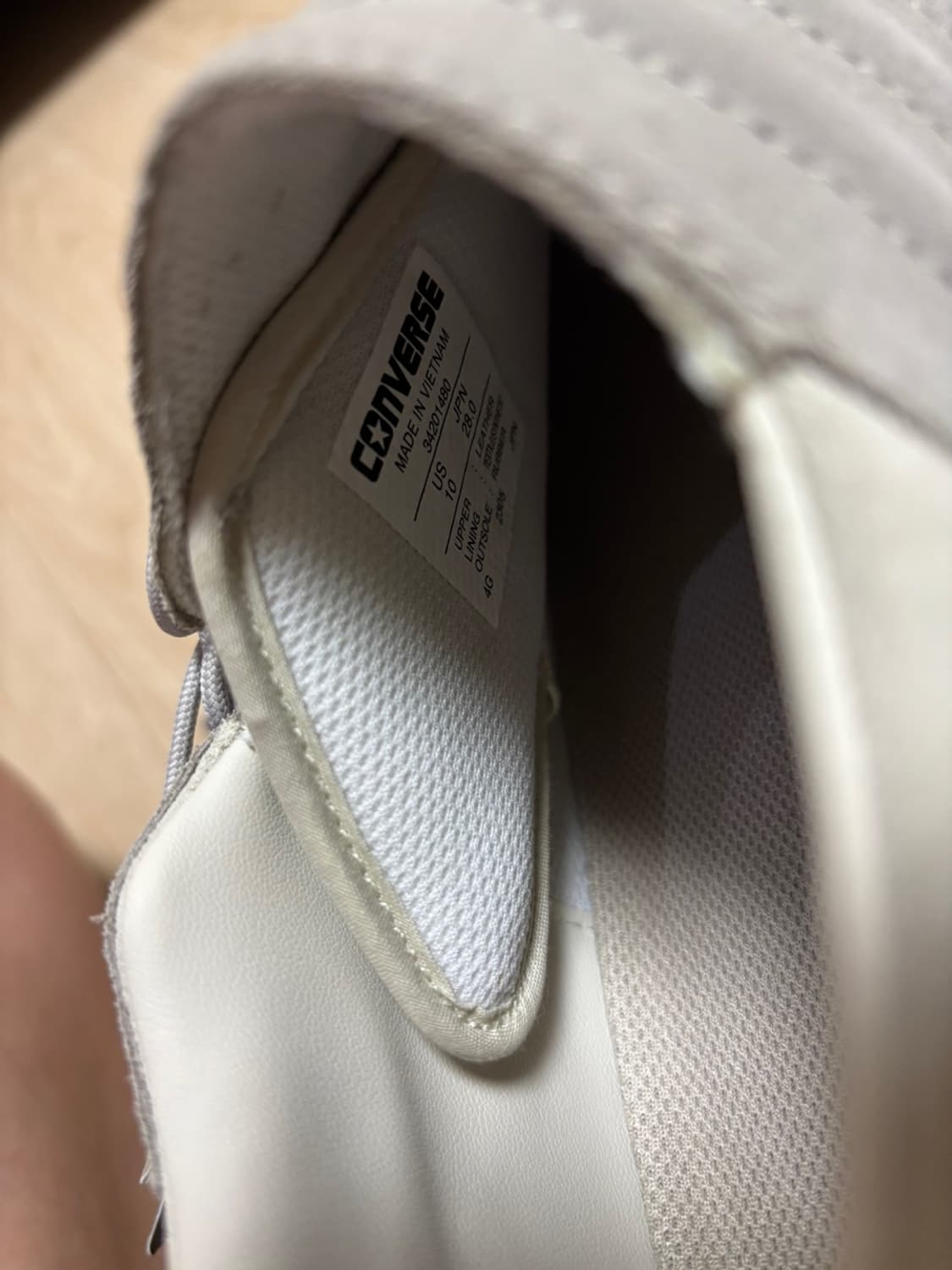 Meanswhile x Converse 오데사 라이트그레이 280 상품이미지3