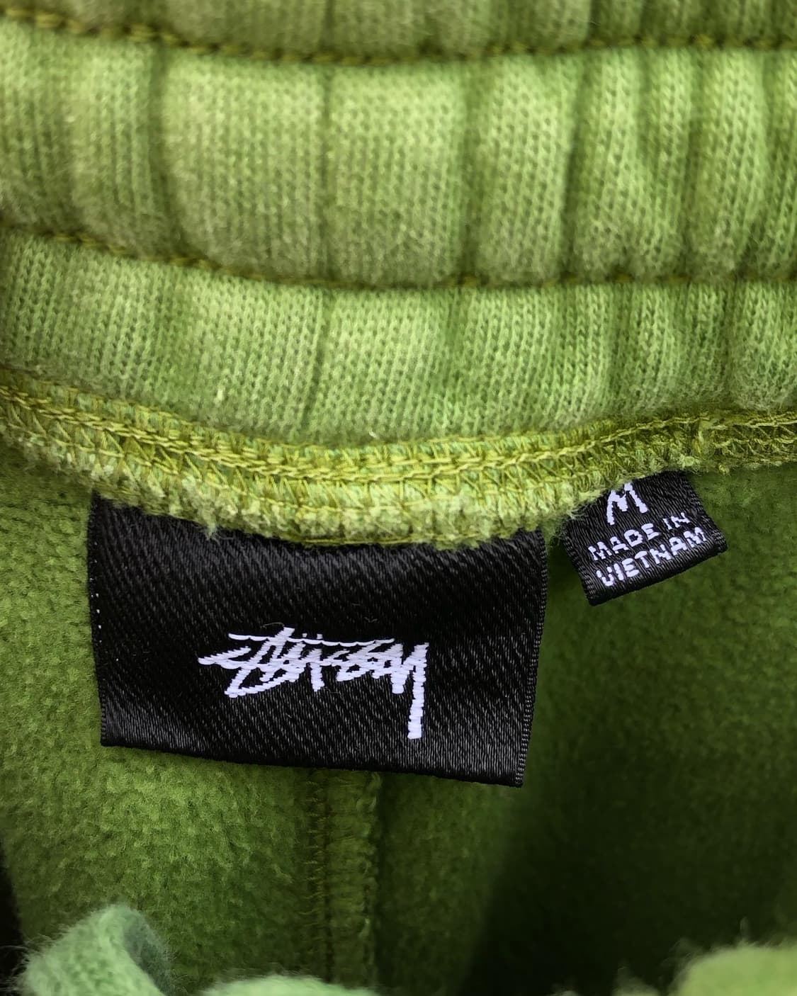 스투시 스탁 로고 스웻팬츠 그린 상품이미지4