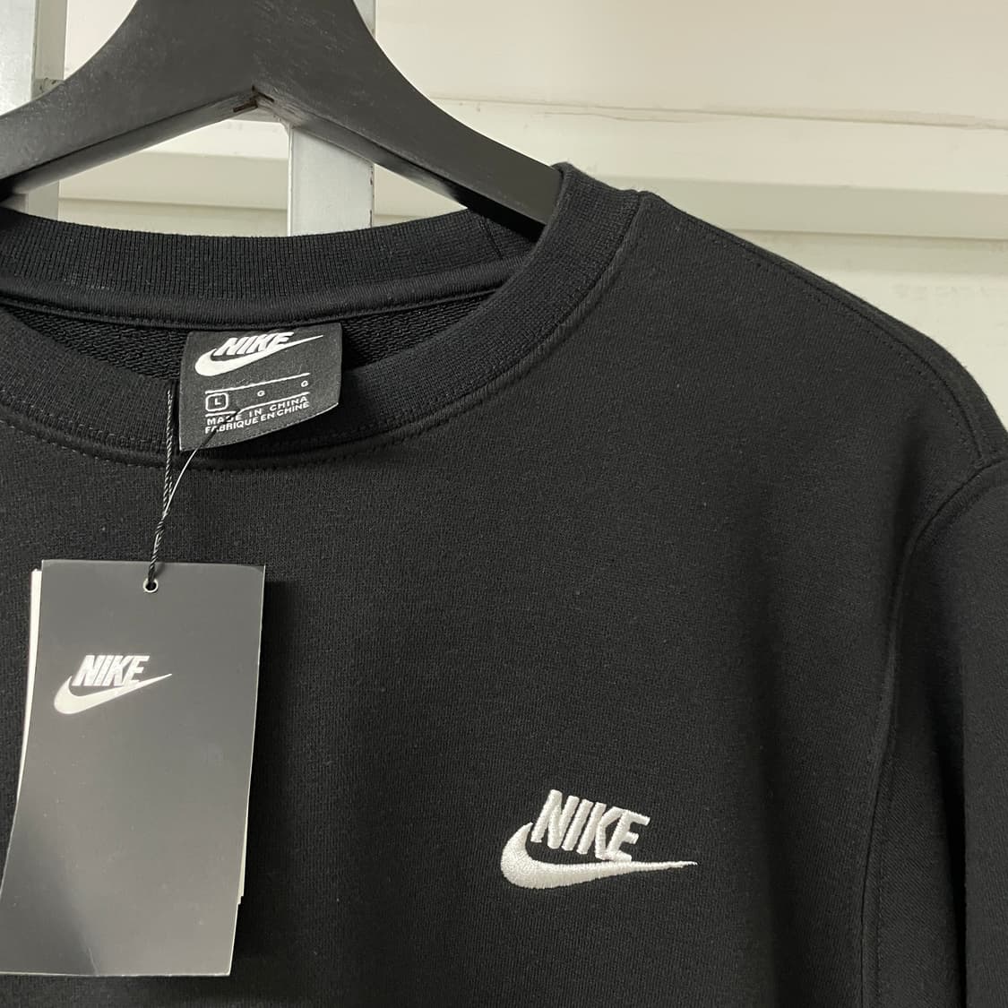 나이키 블랙 맨투맨 새상품 L 상품이미지4